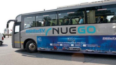 EV-ready by March? Bus trial held on Delhi-Jaipur highway